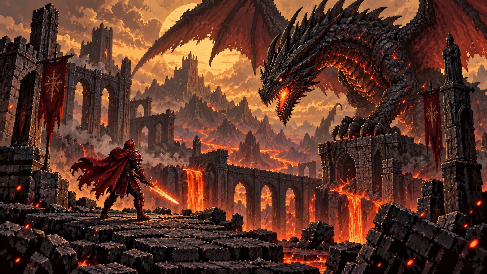 Ember Knights cartridge artwork