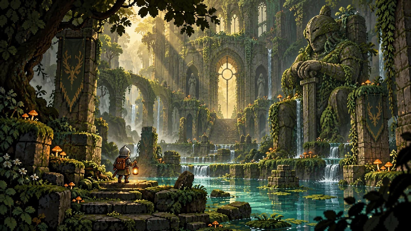 Moss & Ember pixel world