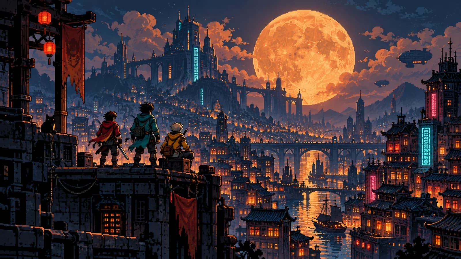 Pixel Rebels pixel art world